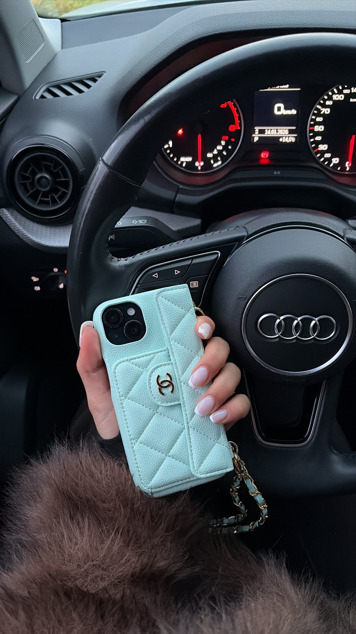 Coque Chanel Vert