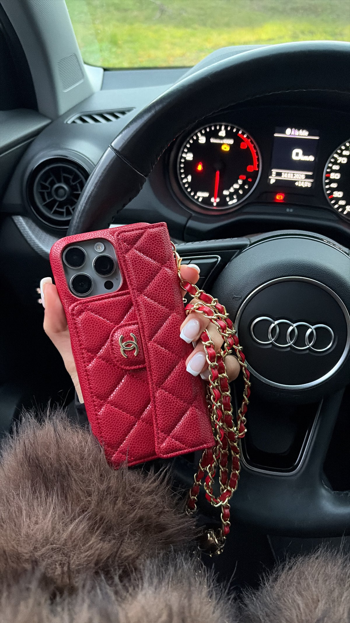 Coque Chanel Rouge