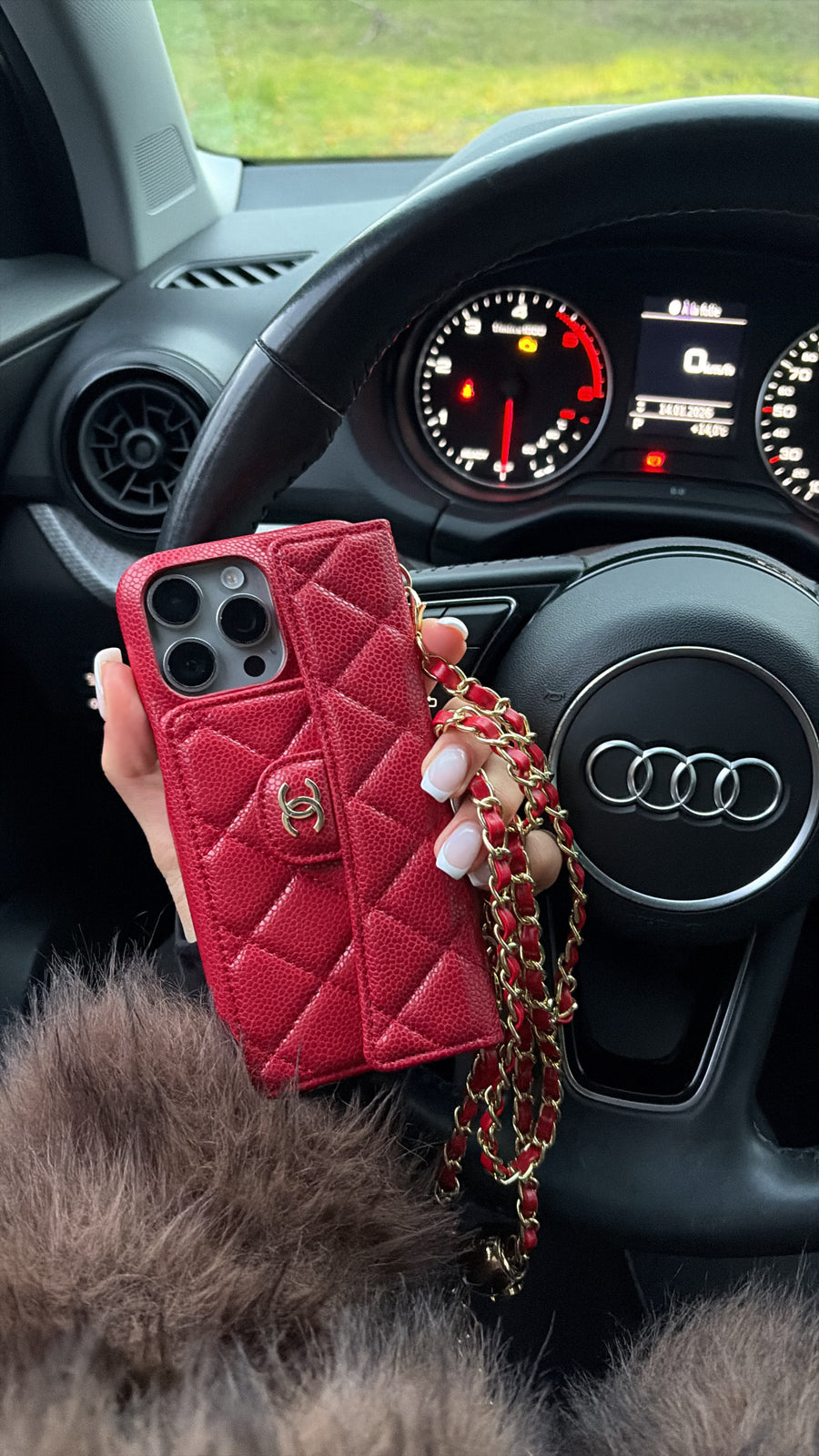 Coque Chanel Rouge
