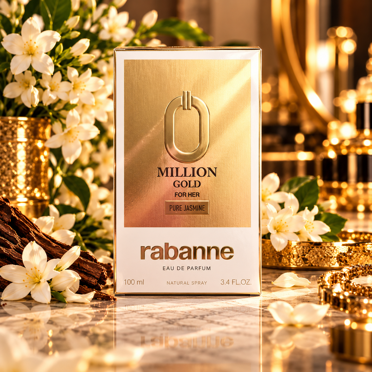 Rabanne Million Gold For Her Pure Jasmine Eau de Parfum 100 ml